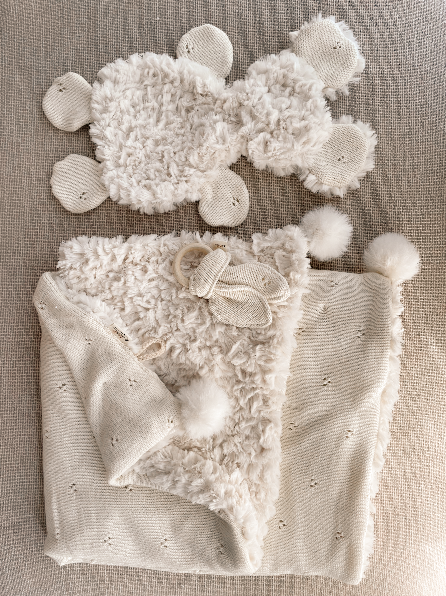Trousseau de naissance Pointelle - Beige