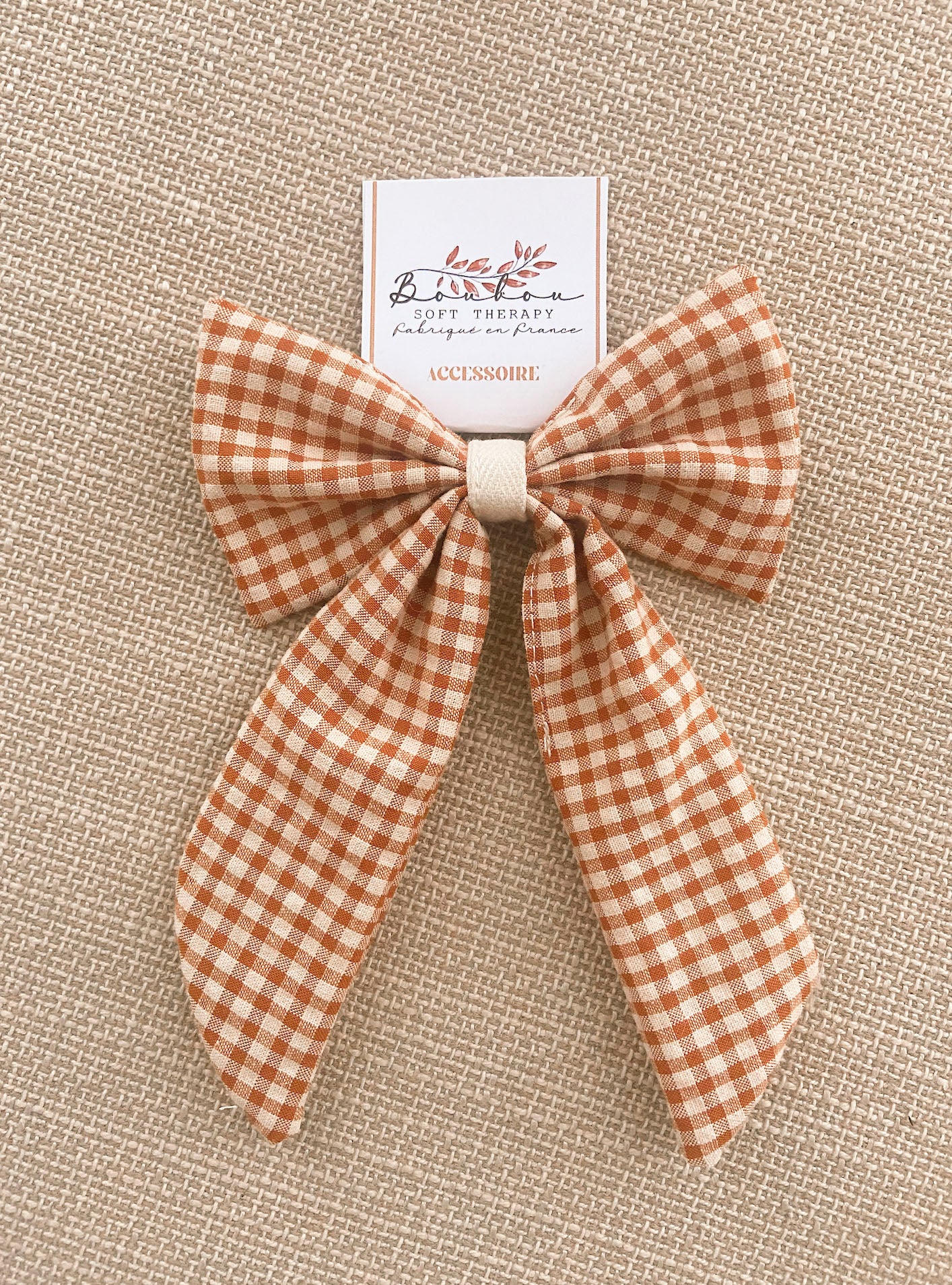 Chouchou Noeud - Vichy Brown