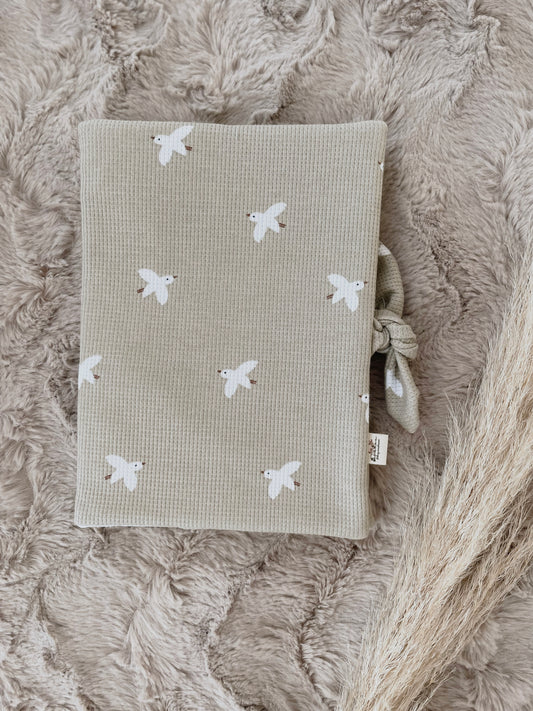 Protège carnet de santé - Bird grège♡